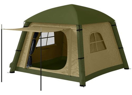 Outsunny Inflatable Camping Tent, Easy Setup 2 Man Tent