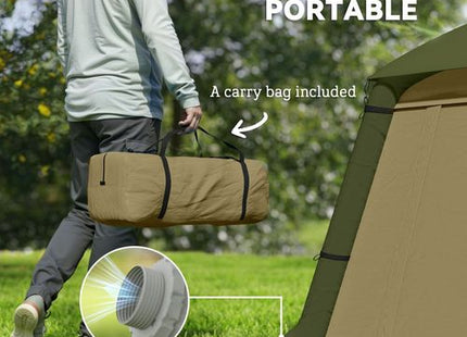 Outsunny Inflatable Camping Tent, Easy Setup 2 Man Tent
