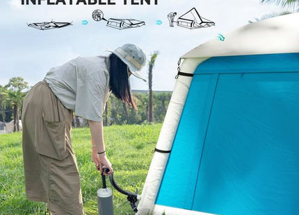 Outsunny Inflatable Camping Tent, Easy Setup 2 Man Tent