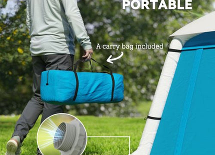 Outsunny Inflatable Camping Tent, Easy Setup 2 Man Tent