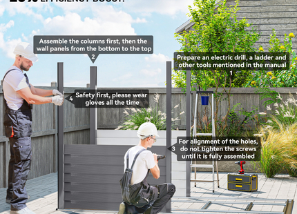 Outsunny 5 x 9ft Galvanised Metal Garden Shed with Foundation Kit, Brown