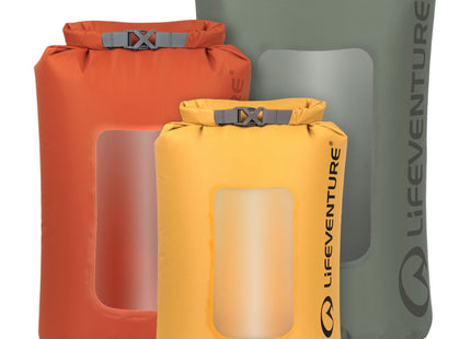 Lifeventure Stormlight Window Dry Bag Multipack - 3PK (5l, 10L, 25L) Earth Tones