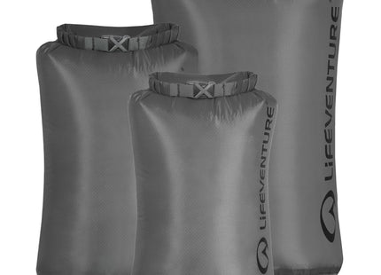 Lifeventure Ultralight Dry Bag MultiPack (5L, 10L, 25L)