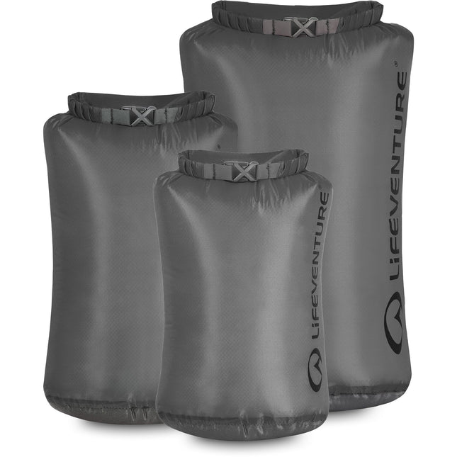 Lifeventure Ultralight Dry Bag MultiPack (5L, 10L, 25L)