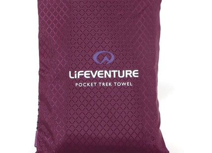 Lifeventure Recycled SoftFibre Trek Towel - Blackcurrant - Large
