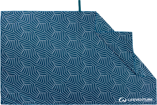 Lifeventure Recycled SoftFibre Trek Towel - Giant - Navy