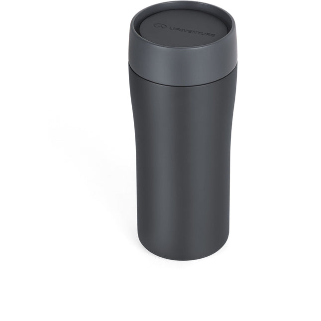 Lifeventure One Touch Thermal Mug - Matt Black 350ml