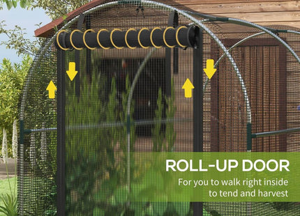 Outsunny Fruit Cage, Plant Protection Tent, 1.2x2.4x1.9m