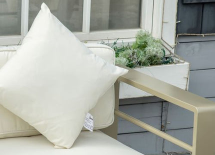 4 PCs Aluminium Garden Furniture Set w/ Thick Padded Cushion